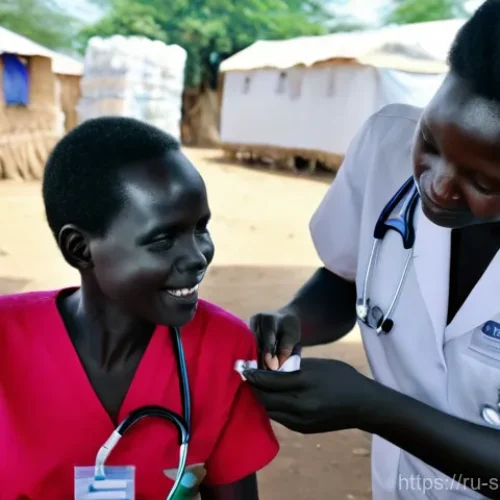 Home 25 남수단의 현대식 병원 시설 - A powerful, hopeful image depicting the dedicated work of international and local medical personnel ...